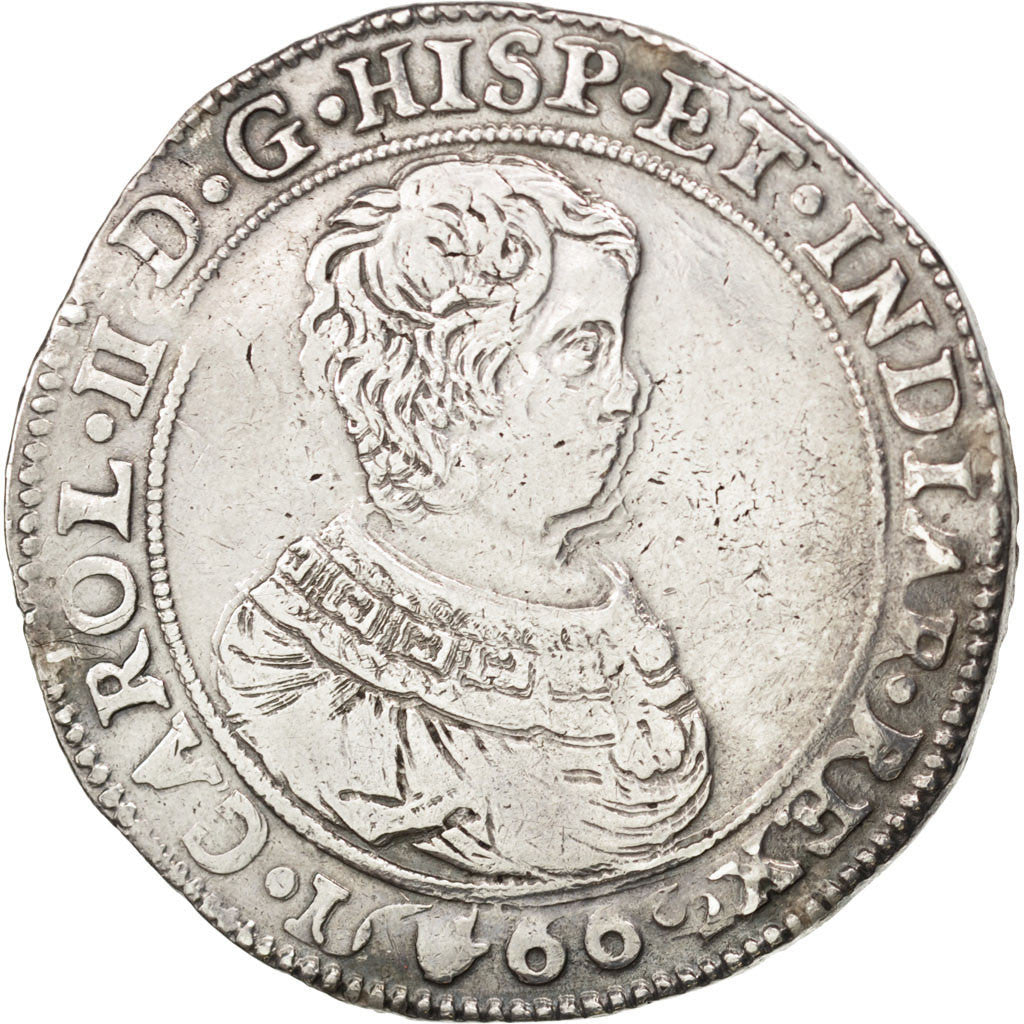 Münze, Spanische Niederlande, BRABANT, Ducaton, 1666, Brabant, SS, Silber