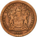 Coin, South Africa, 5 Cents, 1990, EF(40-45), Copper Plated Steel, KM:134