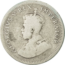Afrique du Sud, George V, 6 Pence, 1933, TB, Argent, KM:16.2