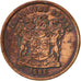 Moneta, Sudafrica, Cent, 1996, MB+, Acciaio placcato rame, KM:158