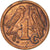 Moneta, Sudafrica, Cent, 1996, MB+, Acciaio placcato rame, KM:158