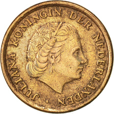 Coin, Netherlands, Juliana, Cent, 1957, EF(40-45), Bronze, KM:180