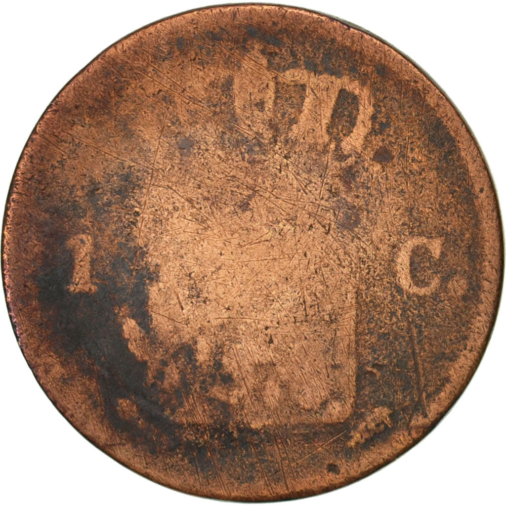 Coin, Netherlands, William I, Cent, 1822, F(12-15), Copper, KM:47