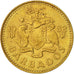Coin, Barbados, 5 Cents, 1982, Franklin Mint, EF(40-45), Brass, KM:11