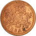 Coin, Barbados, Cent, 1998, Royal Canadian Mint, EF(40-45), Copper Plated Zinc