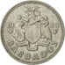 Moneda, Barbados, 25 Cents, 1980, Franklin Mint, MBC+, Cobre - níquel, KM:13
