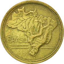 Coin, Brazil, 2 Cruzeiros, 1945, EF(40-45), Aluminum-Bronze, KM:559