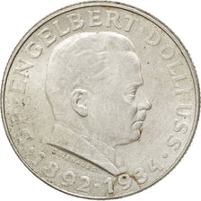 AUSTRIA, 2 Schilling, 1934, KM #2852, AU(55-58), Silver, 12.00