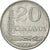 Coin, Brazil, 20 Centavos, 1977, AU(55-58), Stainless Steel, KM:579.1a