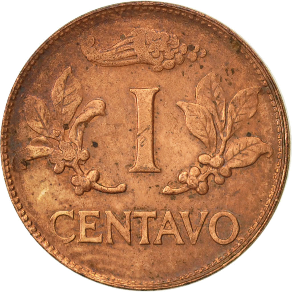 Coin, Colombia, Centavo, 1967, EF(40-45), Copper Clad Steel, KM:205a