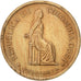 Colombia, 5 Pesos, 1980, AU(50-53), Bronze, KM:268