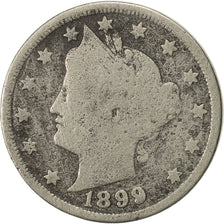 Moneda, Estados Unidos, Liberty Nickel, 5 Cents, 1899, U.S. Mint, Philadelphia