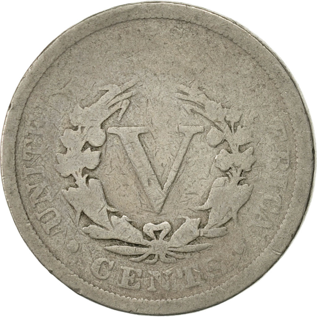 Moneta, USA, Liberty Nickel, 5 Cents, 1903, U.S. Mint, Philadelphia, F(12-15)