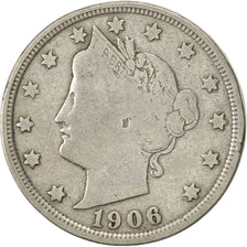 Munten, Verenigde Staten, Liberty Nickel, 5 Cents, 1906, U.S. Mint