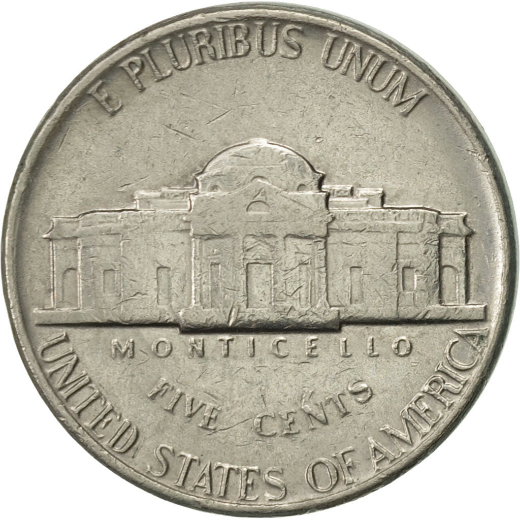 Monnaie, États-Unis, Jefferson Nickel, 5 Cents, 1982, U.S. Mint, Denver, TTB