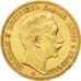 GERMAN STATES, 20 Mark, 1906, Berlin, KM #521, AU(50-53), Gold, 7.96