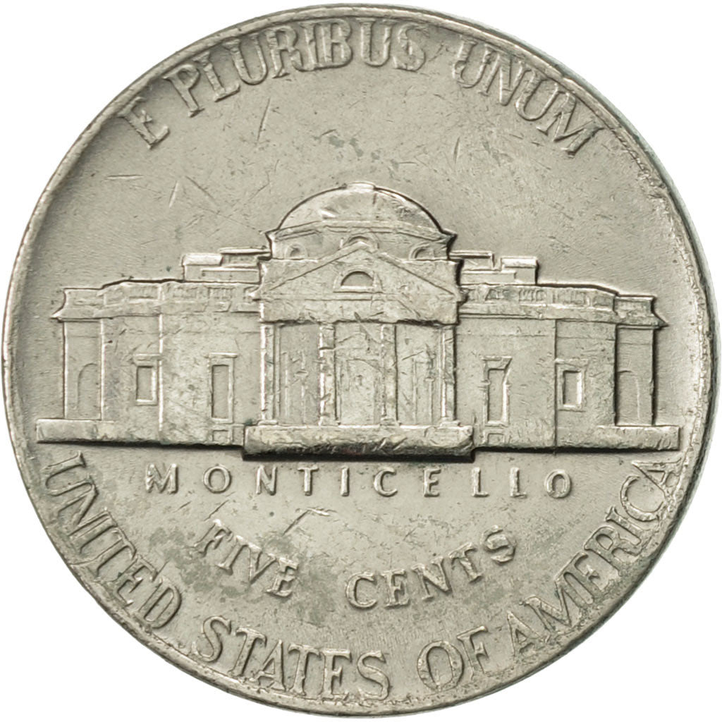 Moneda, Estados Unidos, Jefferson Nickel, 5 Cents, 1973, U.S. Mint