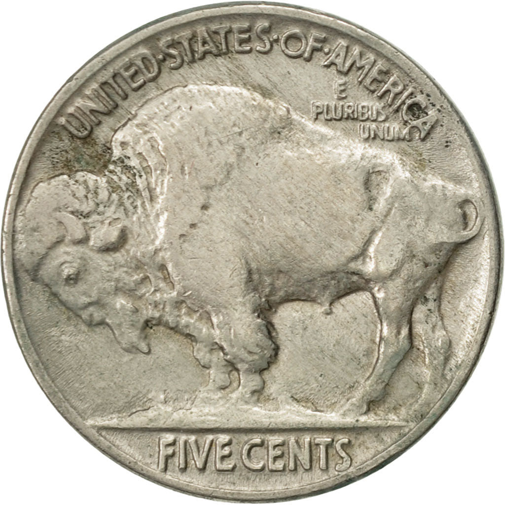 United States, Buffalo Nickel, 5 Cents, 1937, U.S. Mint, Philadelphia
