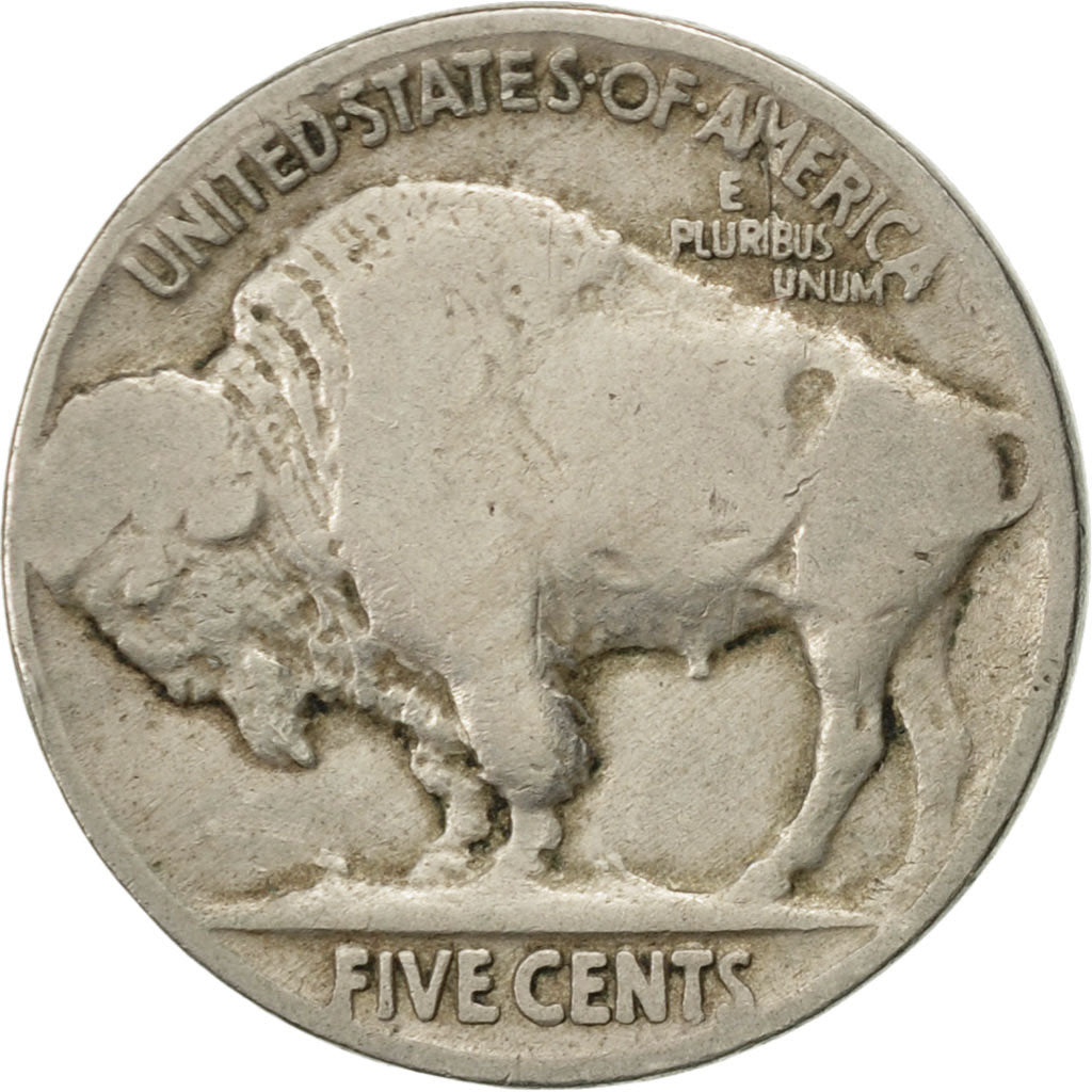 United States, Buffalo Nickel, 5 Cents, 1928, U.S. Mint, Philadelphia
