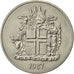 Iceland, 10 Kronur, 1967, AU(55-58), Copper-nickel, KM:15