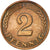 Coin, GERMANY - FEDERAL REPUBLIC, 2 Pfennig, 1965, Munich, EF(40-45), Bronze