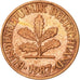 Coin, GERMANY - FEDERAL REPUBLIC, 2 Pfennig, 1987, Hambourg, EF(40-45), Copper