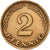 Munten, Federale Duitse Republiek, 2 Pfennig, 1959, Stuttgart, ZF, Bronze