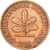 Coin, GERMANY - FEDERAL REPUBLIC, 2 Pfennig, 1986, Stuttgart, AU(50-53), Copper