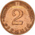 Munten, Federale Duitse Republiek, 2 Pfennig, 1979, Hambourg, ZF, Copper Plated