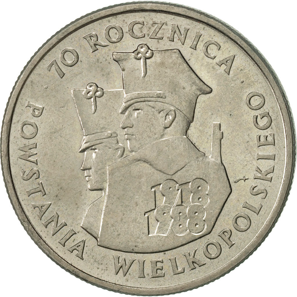 Munten, Polen, 100 Zlotych, 1988, Warsaw, PR, Copper-nickel, KM:182