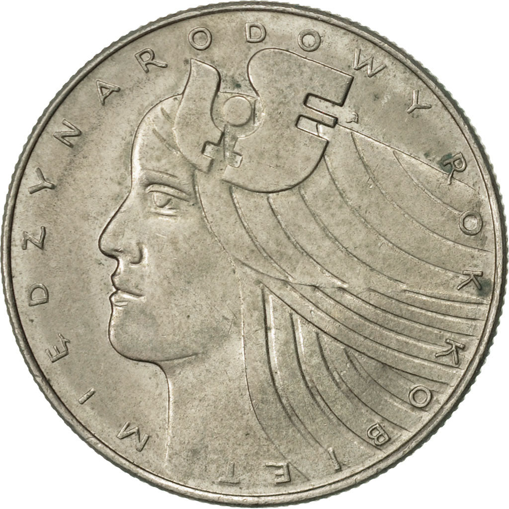 Coin, Poland, 20 Zlotych, 1975, Warsaw, AU(55-58), Copper-nickel, KM:75