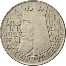 Coin, Poland, 10 Zlotych, 1964, Warsaw, AU(55-58), Copper-nickel, KM:52.1