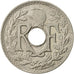 Francia, Lindauer, 25 Centimes, 1914, BB+, Nichel, KM:867, Gadoury:379
