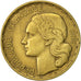 Munten, Frankrijk, Guiraud, 20 Francs, 1950, Paris, ZF+, Aluminum-Bronze