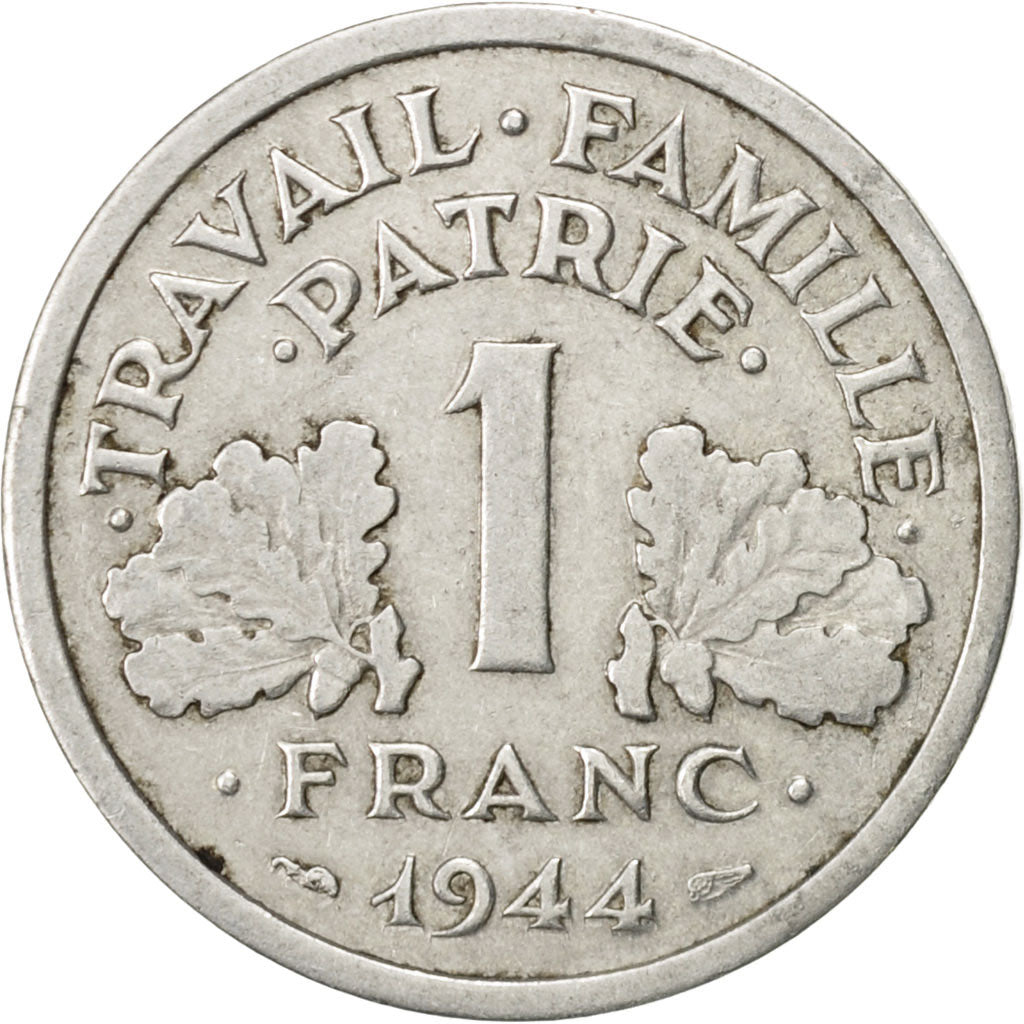Monnaie, France, Bazor, Franc, 1944, Castelsarrasin, TTB, Aluminium, KM:902.3