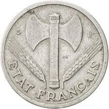 France, Bazor, Franc, 1944, Castelsarrasin, EF(40-45), Aluminum, KM:902.3