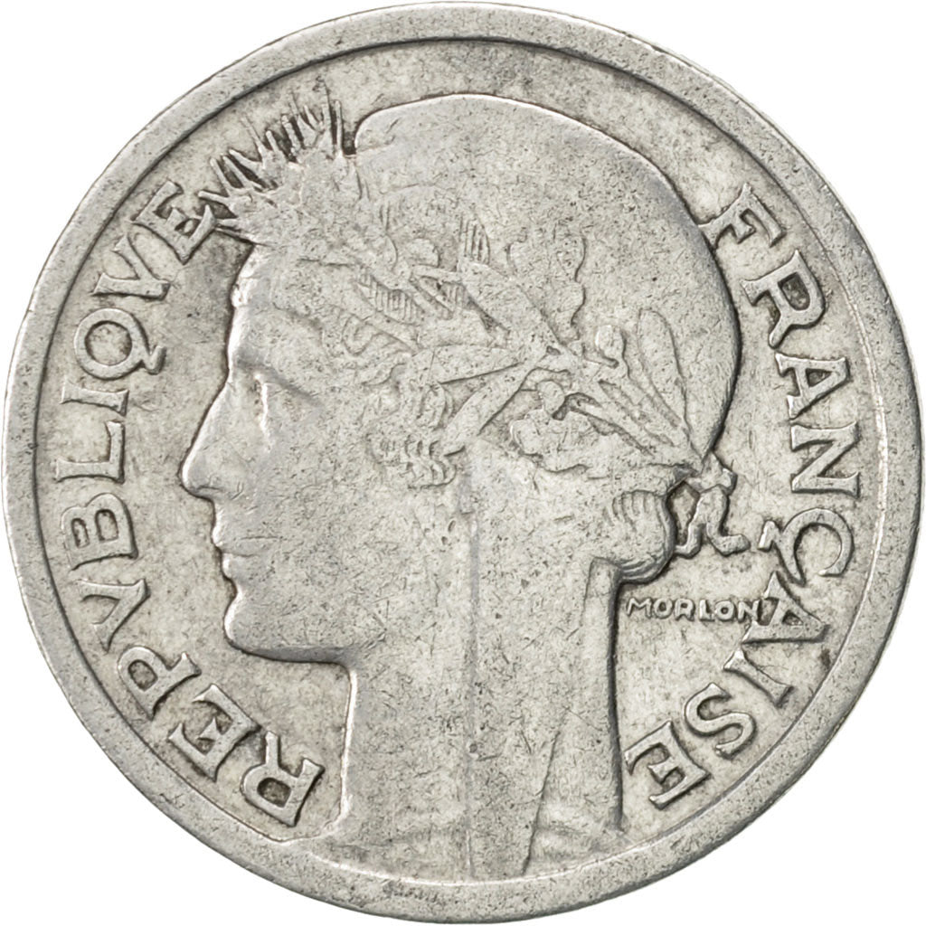 Coin, France, Morlon, Franc, 1941, Paris, EF(40-45), Aluminum, KM:885a.1
