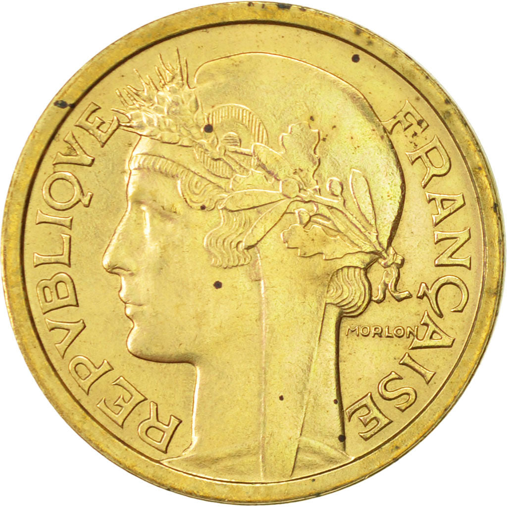 France, Morlon, Franc, 1940, Paris, AU(55-58), Aluminum-Bronze, KM:885
