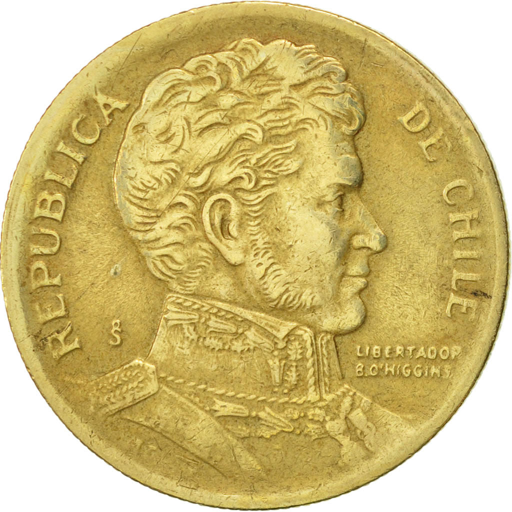 Moneta, Cile, 10 Pesos, 1996, Santiago, BB+, Alluminio-bronzo, KM:228.2