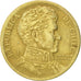 Moneta, Chile, 10 Pesos, 1996, Santiago, AU(50-53), Aluminium-Brąz, KM:228.2
