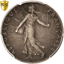 Coin, France, Semeuse, 50 Centimes, 1897, Paris, PCGS, Pr62, MS(60-62), Silver