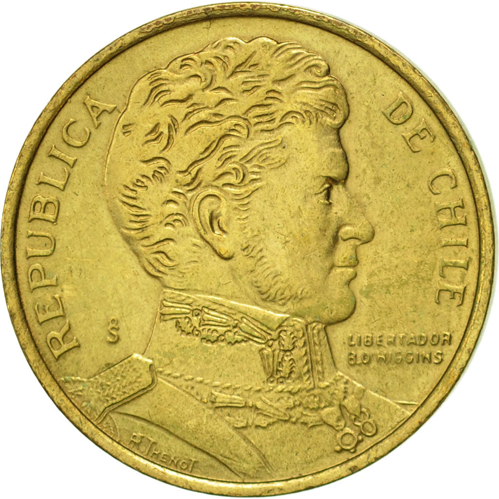 Münze, Chile, Peso, 1984, VZ, Aluminum-Bronze, KM:216.1