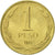 Münze, Chile, Peso, 1989, VZ, Aluminum-Bronze, KM:216.2