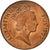 Coin, Fiji, Elizabeth II, 2 Cents, 1992, EF(40-45), Copper Plated Zinc, KM:50a