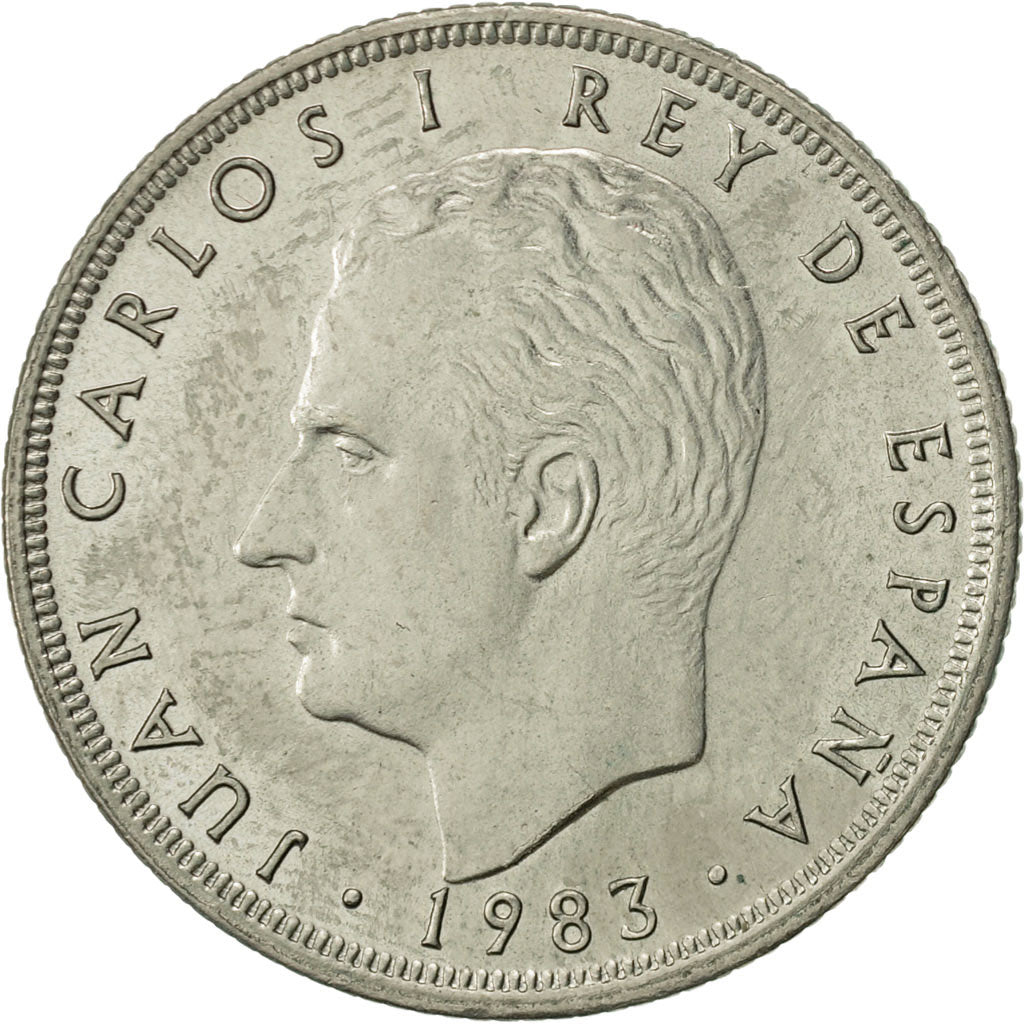 Monnaie, Espagne, Juan Carlos I, 25 Pesetas, 1983, SUP, Copper-nickel, KM:824