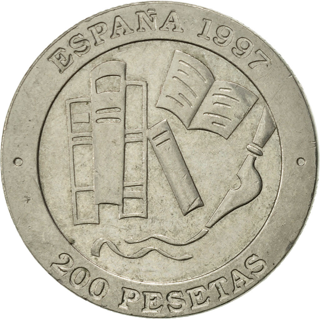 Moneda, España, Juan Carlos I, 200 Pesetas, 1997, EBC, Cobre - níquel, KM:986
