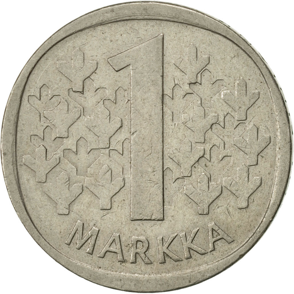 Moneta, Finlandia, Markka, 1980, BB, Rame-nichel, KM:49a