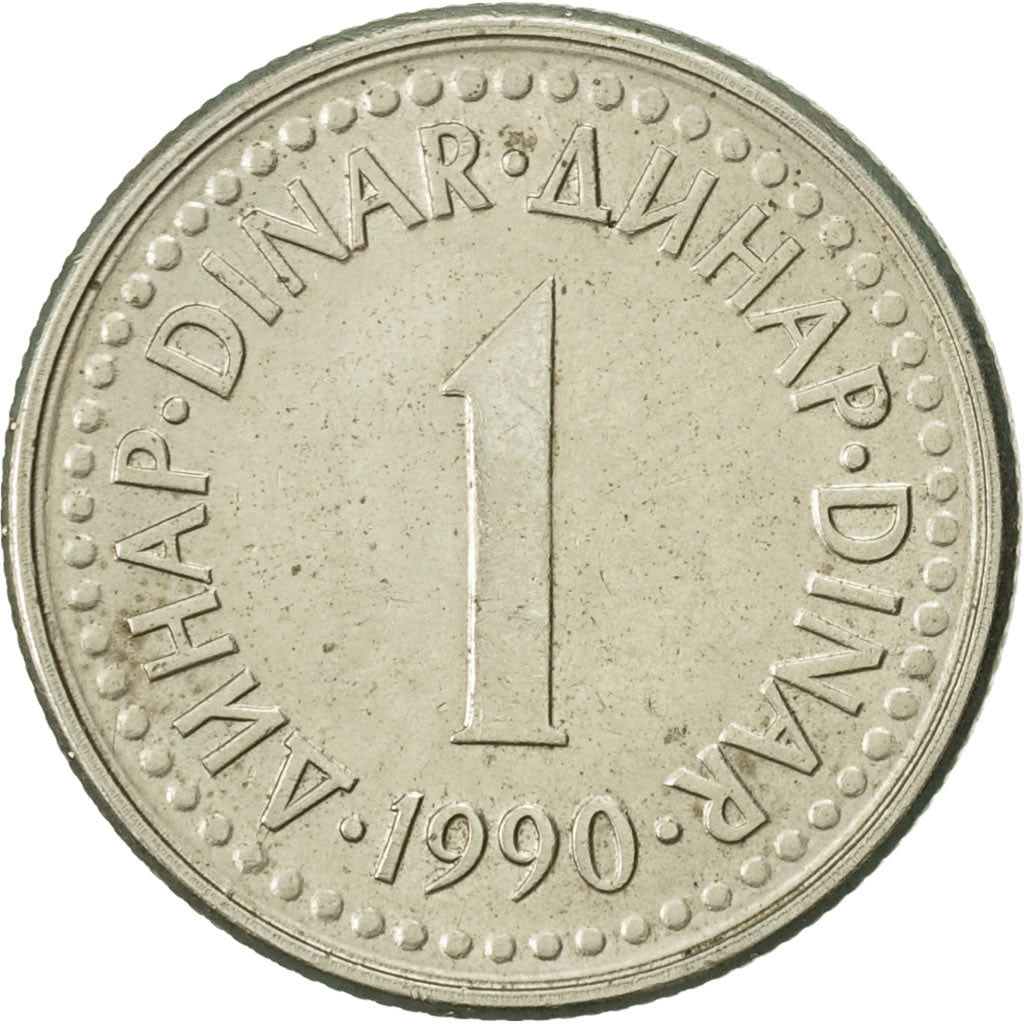 Monnaie, Yougoslavie, Dinar, 1990, SUP, Copper-Nickel-Zinc, KM:142