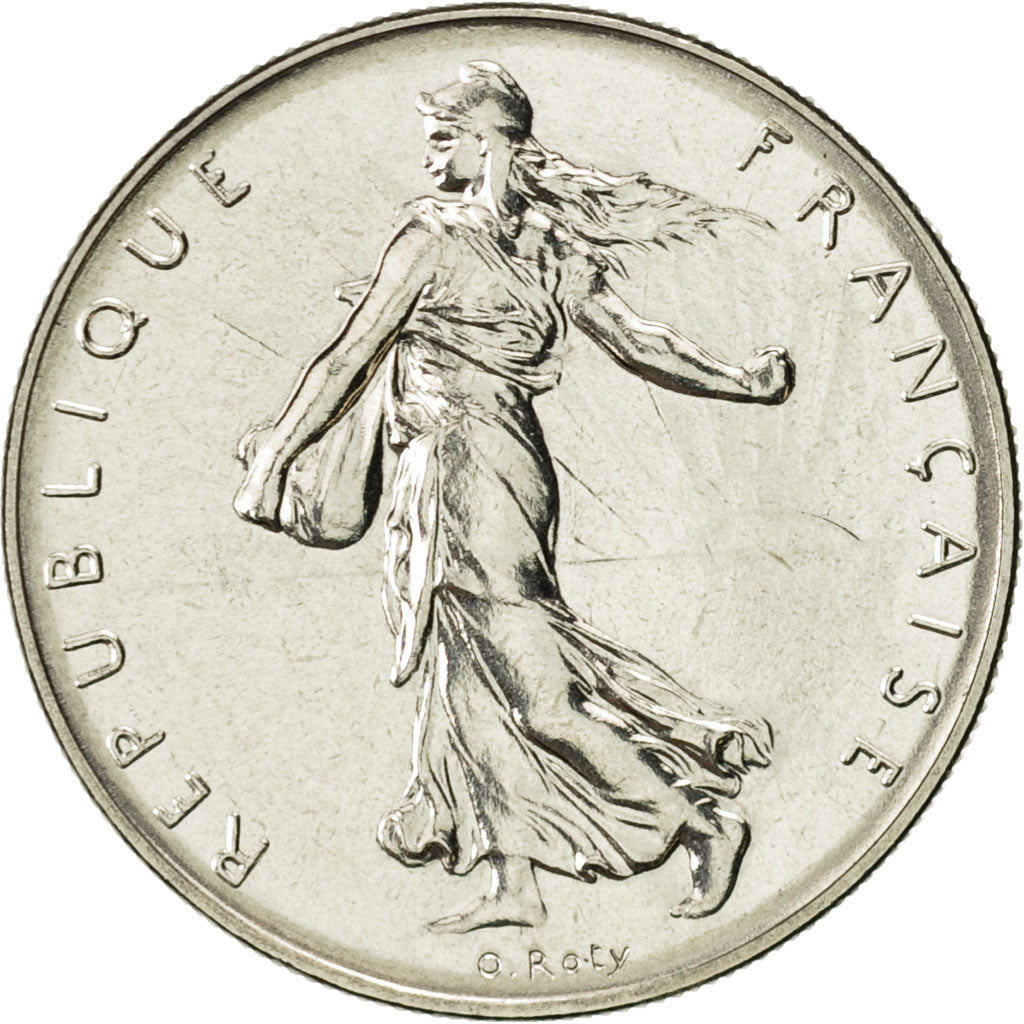 Coin, France, Semeuse, Franc, 1980, Paris, MS(65-70), Nickel, KM:925.1