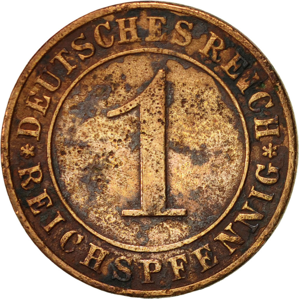 Moneta, GERMANIA, REPUBBLICA DI WEIMAR, Reichspfennig, 1929, Muldenhütten, BB